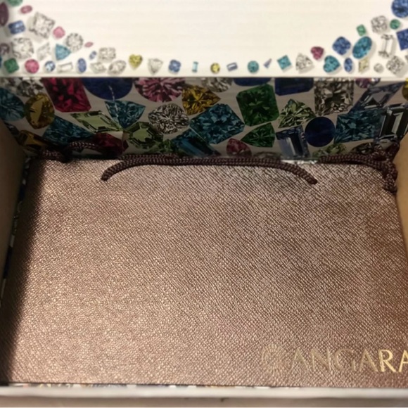 Angara Channel Grooved Diamond Two Stone Men’s Wedding Band in Platinum Size 11 - Picture 7 of 8